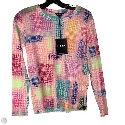 Top Long Sleeve By Clothes Mentor In Multi-colored, Size: M