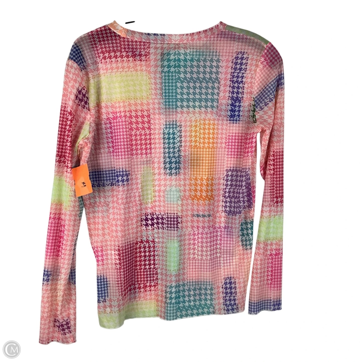 Top Long Sleeve By Clothes Mentor In Multi-colored, Size: M