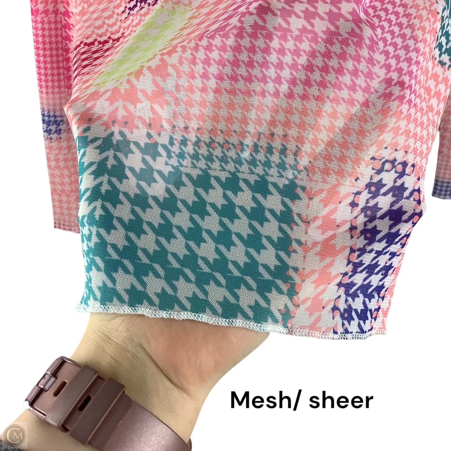 Top Long Sleeve By Clothes Mentor In Multi-colored, Size: M