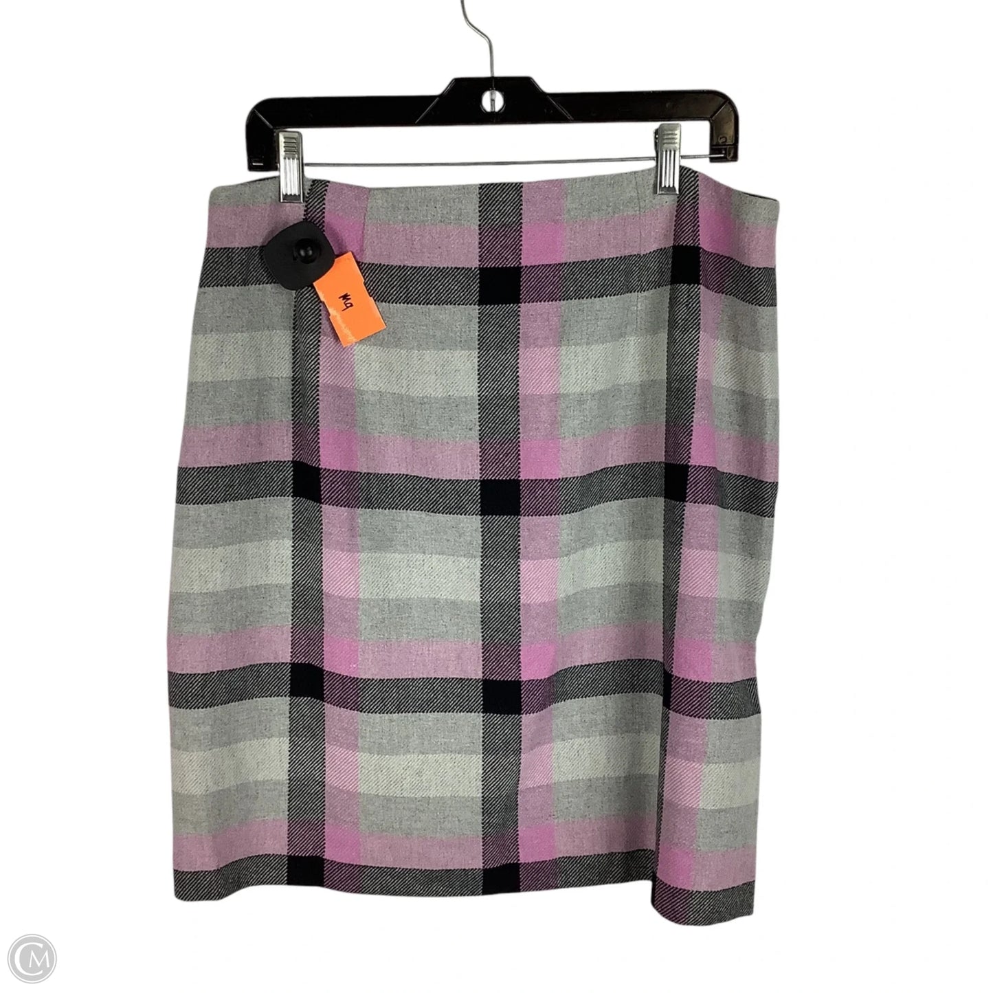 Skirt By Talbots In Plaid Pattern, Size: L (12)