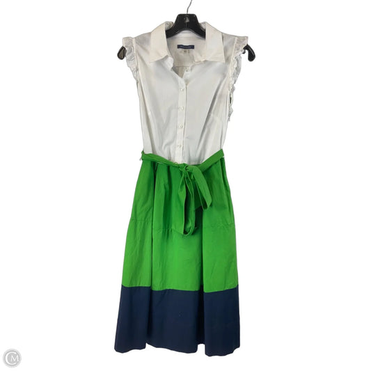 Dress Casual Midi By Tommy Hilfiger In Multi-colored, Size: 2