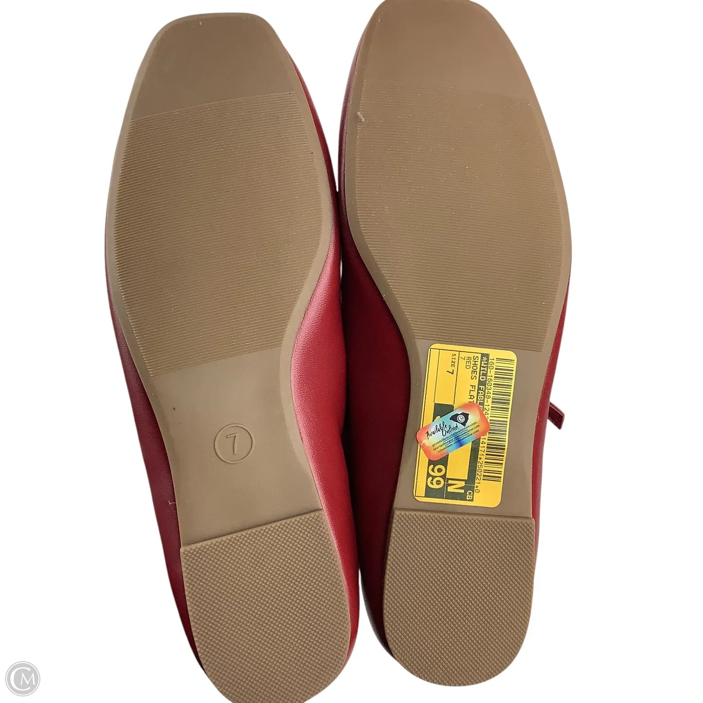 Shoes Flats By Wild Fable In Red, Size: 7