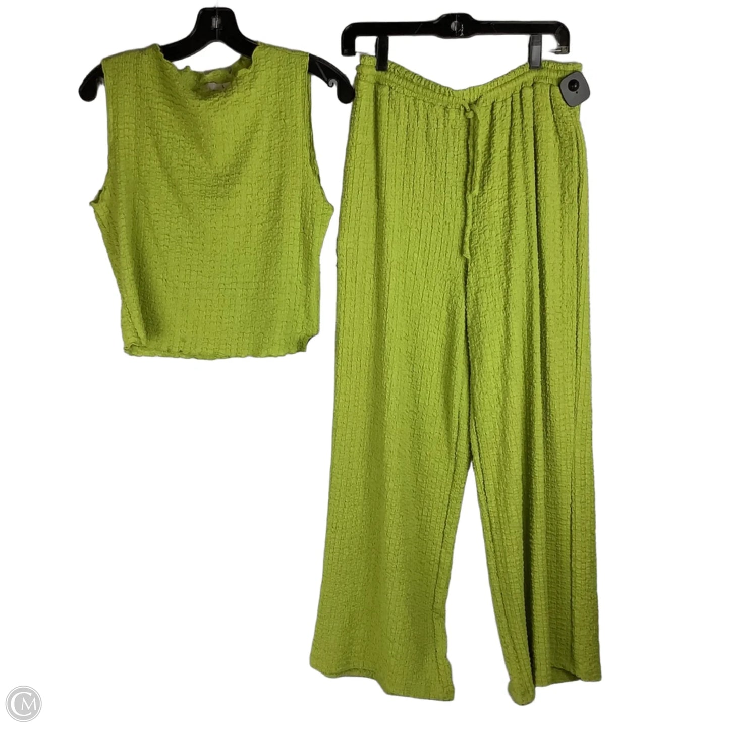Pants Set 2pc By Good Luck Gem In Green, Size: L