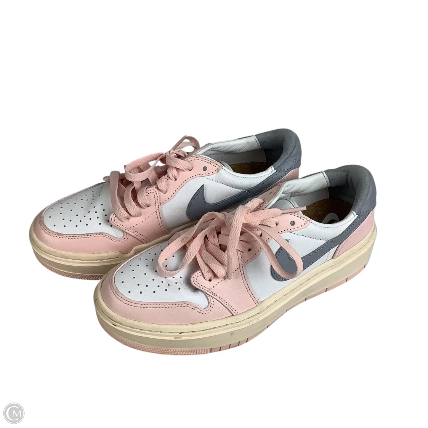 Shoes Sneakers By Nike In Pink & White, Size: 8