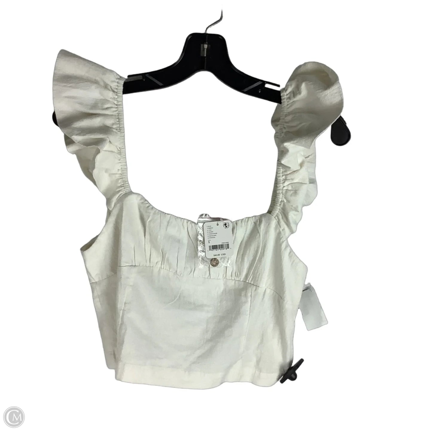Top Sleeveless By Free People In Cream, Size: S