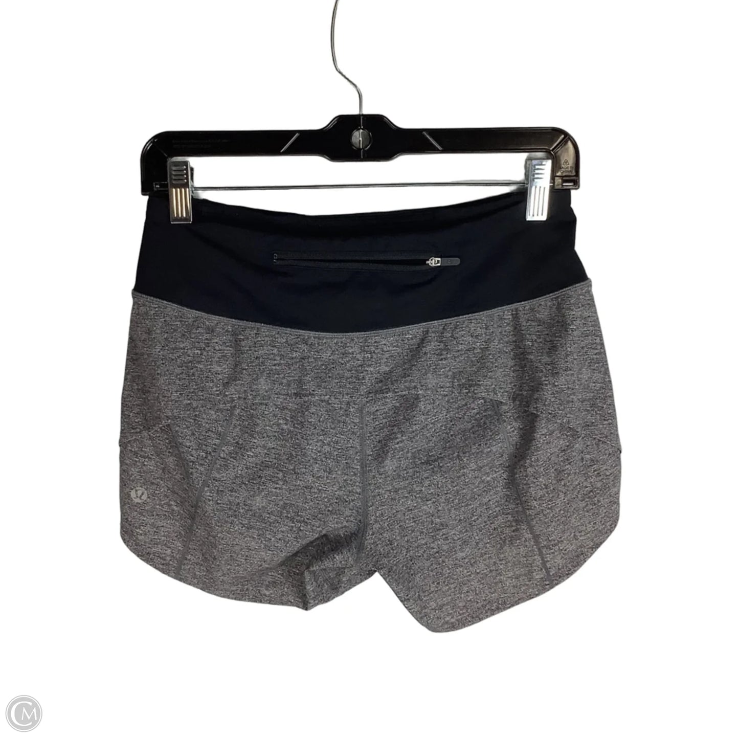Athletic Shorts By Lululemon In Grey, Size: 4