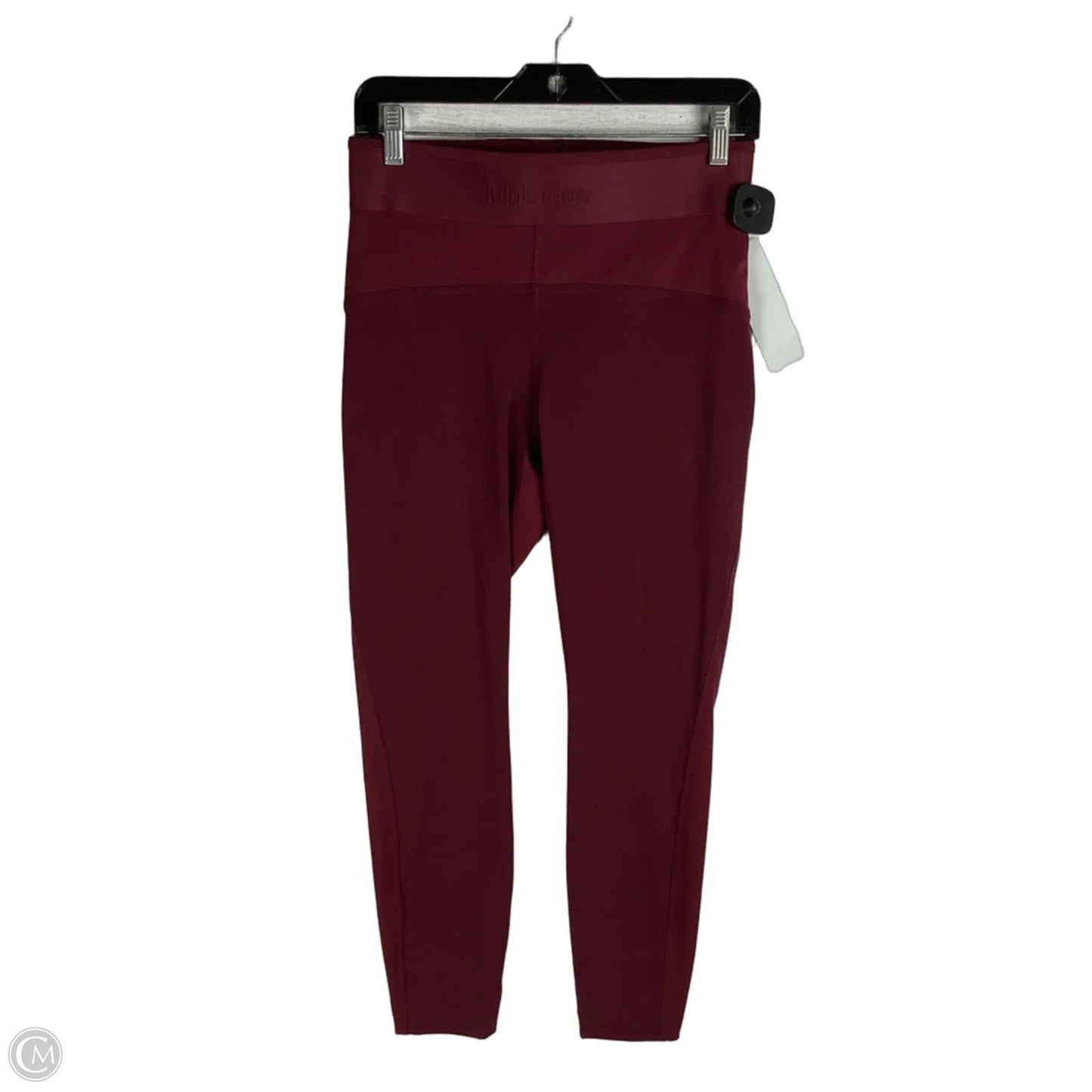 Athletic Leggings By Lululemon In Red, Size: 8