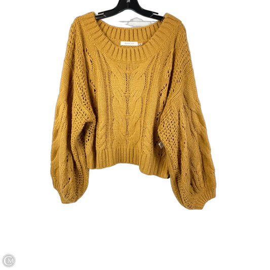 Sweater By Mustard Seed In Brown, Size: L