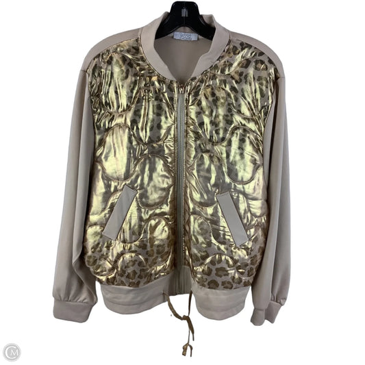 Jacket Puffer & Quilted By Clothes Mentor In Gold, Size: 0