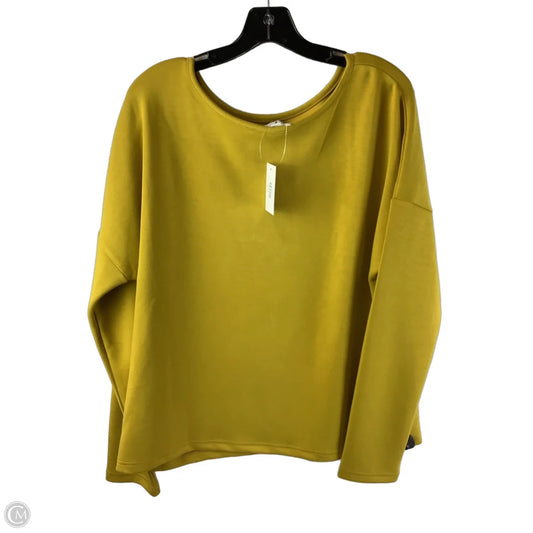Top Long Sleeve By Clothes Mentor In Yellow, Size: L