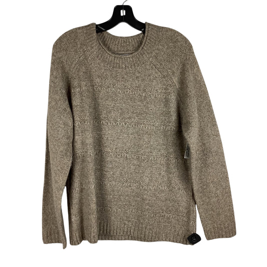 Sweater By Croft And Barrow In Beige, Size: L