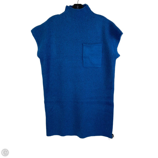 Dress Sweater By Zenana In Blue, Size: M