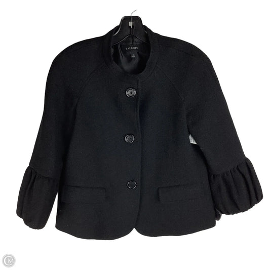 Blazer By Talbots In Black, Size: 2 / XS , 60% wool
