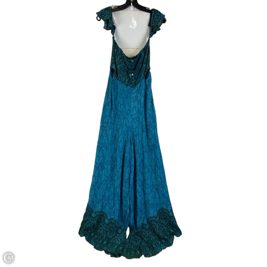 Jumpsuit By Free People In Blue & Green, Size: M