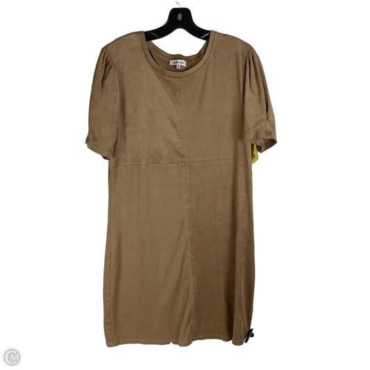 Dress Casual Midi By Another Love In Brown, Size: M