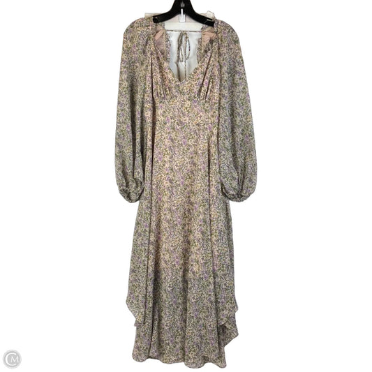 Dress Casual Maxi By Astr The Label In Floral Print, Size: L