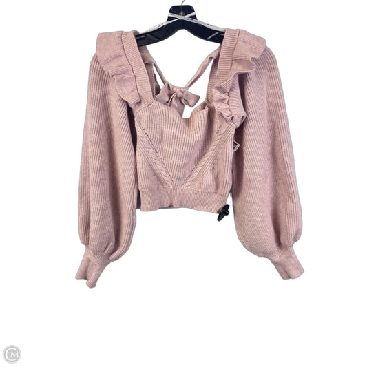 Sweater By Minkpink In Pink, Size: S