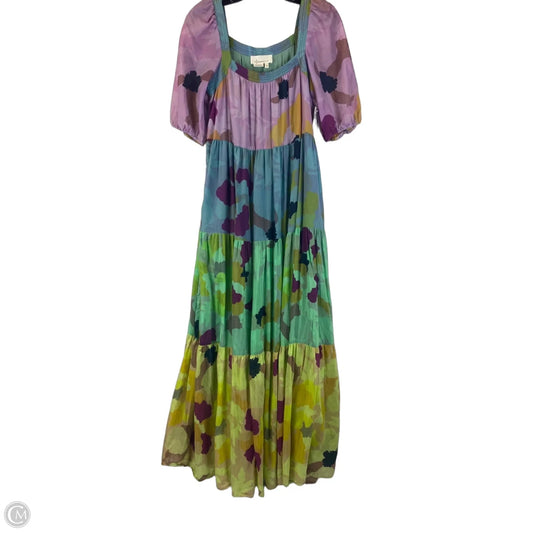 Dress Casual Maxi By Anthropologie In Multi-colored, Size: Xs