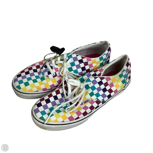 Shoes Flats By Vans In Multi-colored, Size: 6 missy
