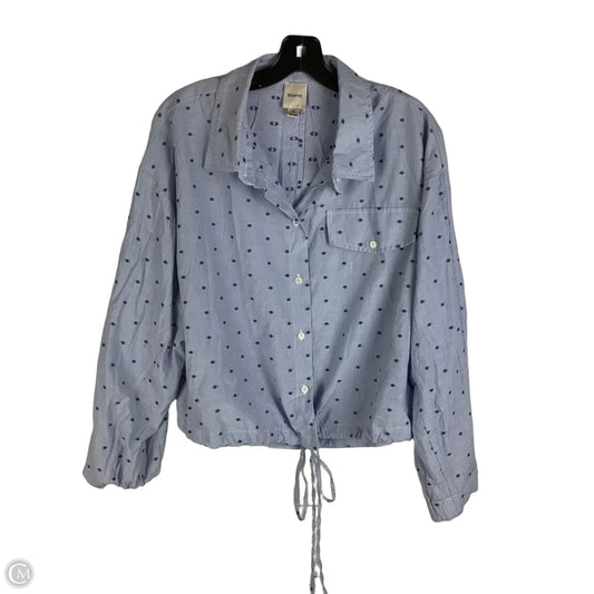 Top Long Sleeve By Maeve In Blue, Size: Xl