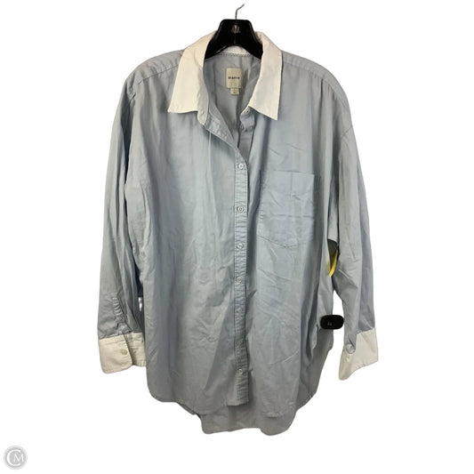 Top Long Sleeve By Maeve In Blue, Size: L