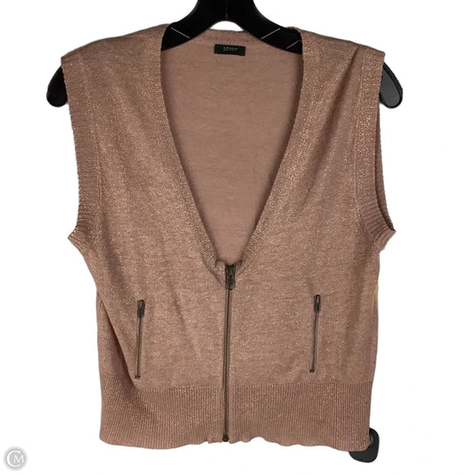 Top Sleeveless By J. Crew In Coral, Size: S