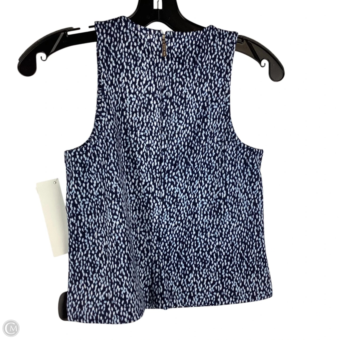 Top Sleeveless Designer By Michael Kors In Blue, Size: Xs