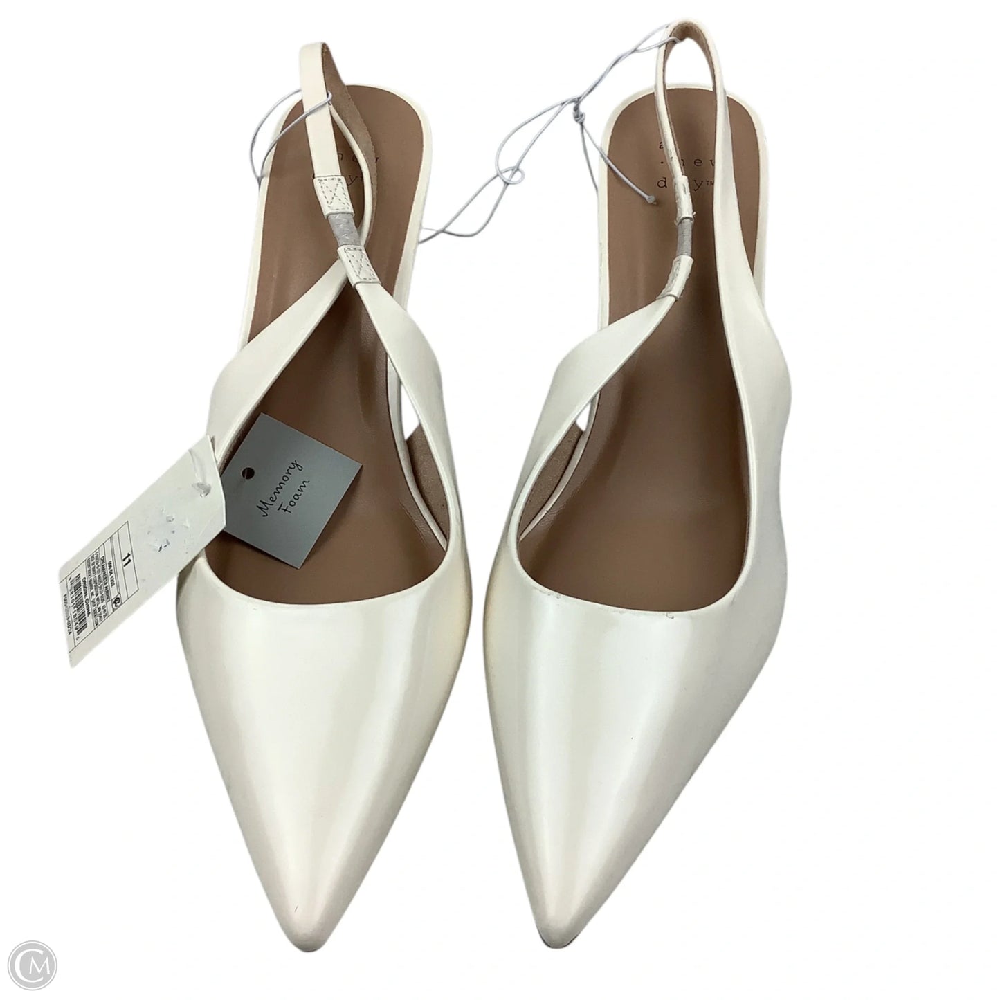 Shoes Heels Stiletto By A New Day In Cream, Size: 11