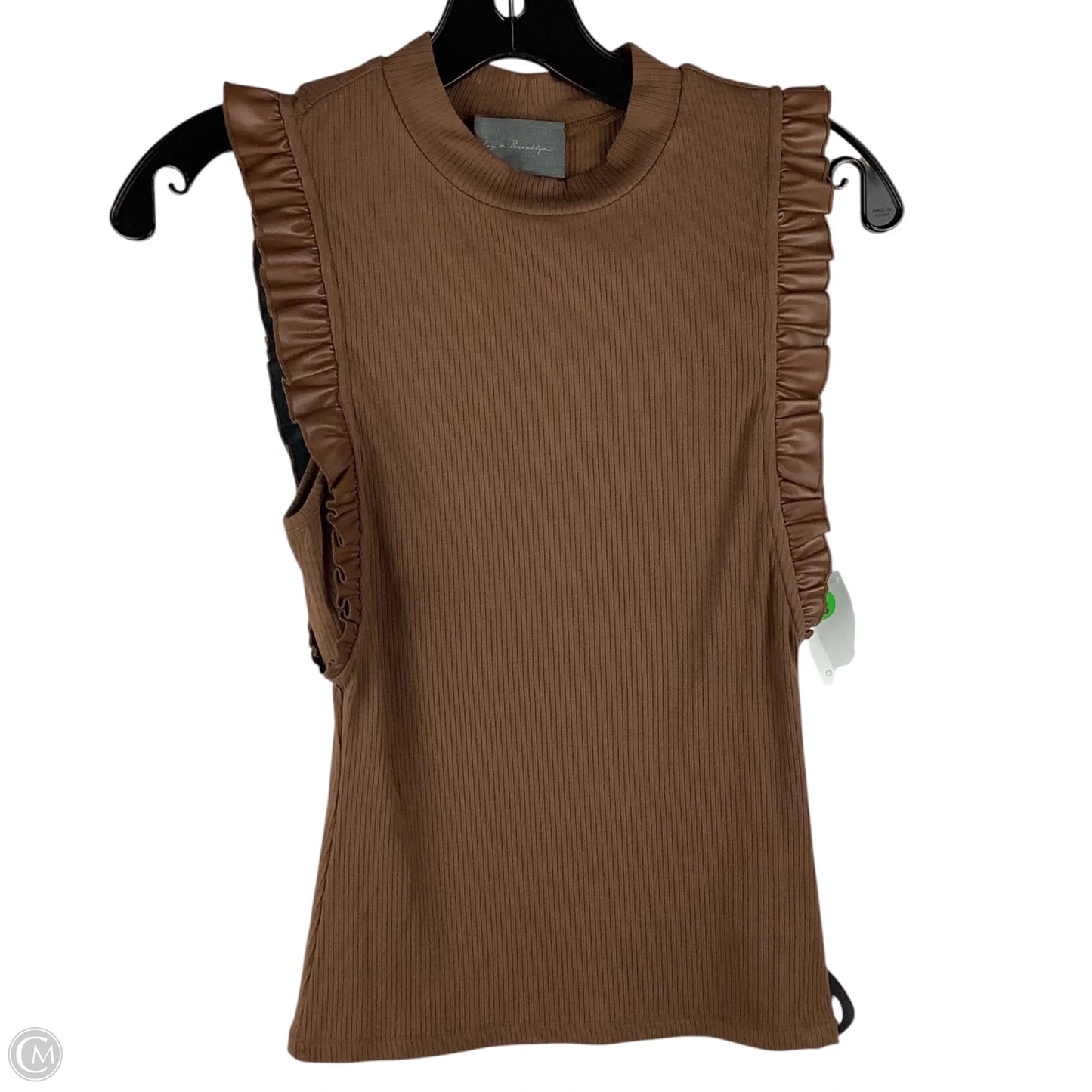 Top Sleeveless By Sunday In Brooklyn In Brown, Size: Xs