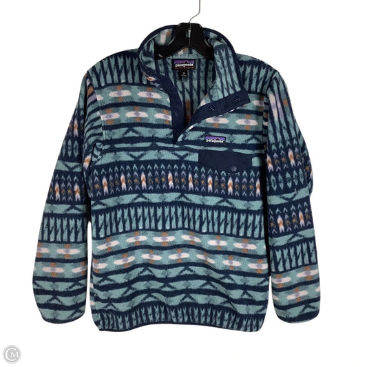 Jacket Fleece By Patagonia In Blue, Size: Xs