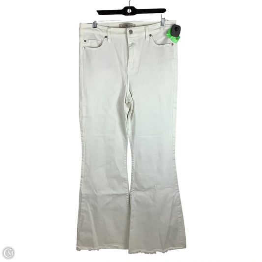 Jeans Flared By Liverpool In White, Size: 10