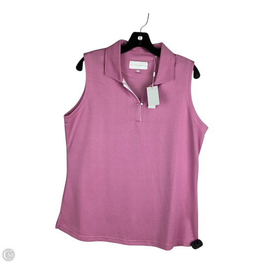 Top Sleeveless By Clothes Mentor In Pink, Size: Xl