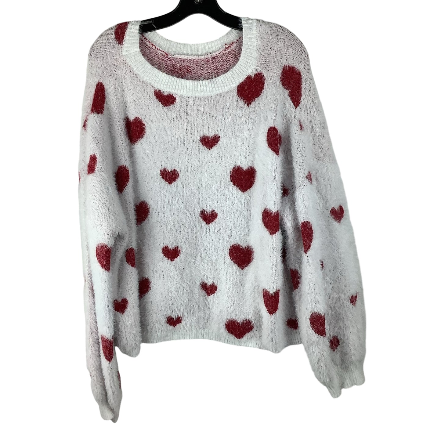 Sweater By Clothes Mentor In White, Size: Xxl