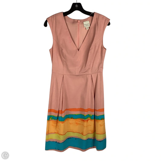 Dress Casual Midi By Anthropologie In Coral, Size: S (4)