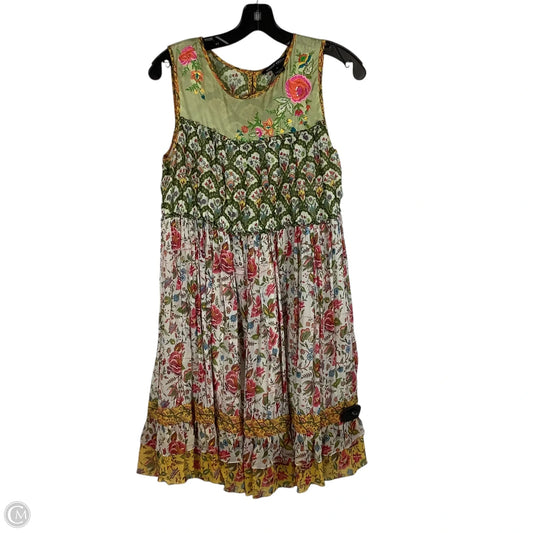 Dress Casual Midi By Tanvi Kedia In Floral Print, Size: Xs