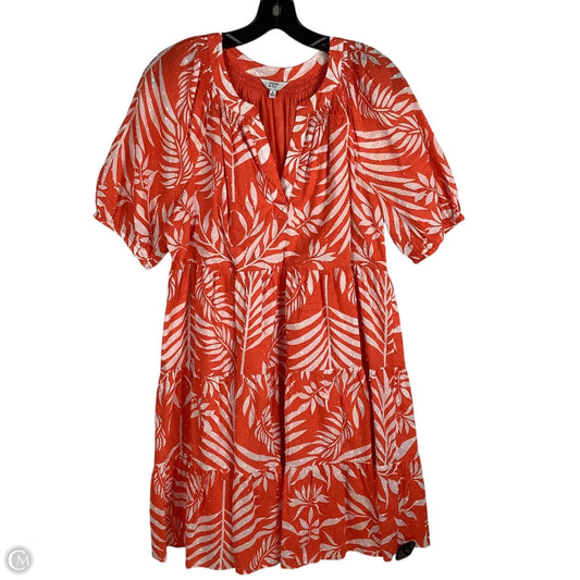 Dress Casual Midi By Crown And Ivy In Orange, Size: M