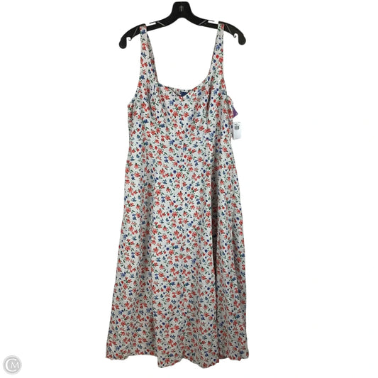 Dress Casual Maxi By Old Navy In Floral Print, Size: L