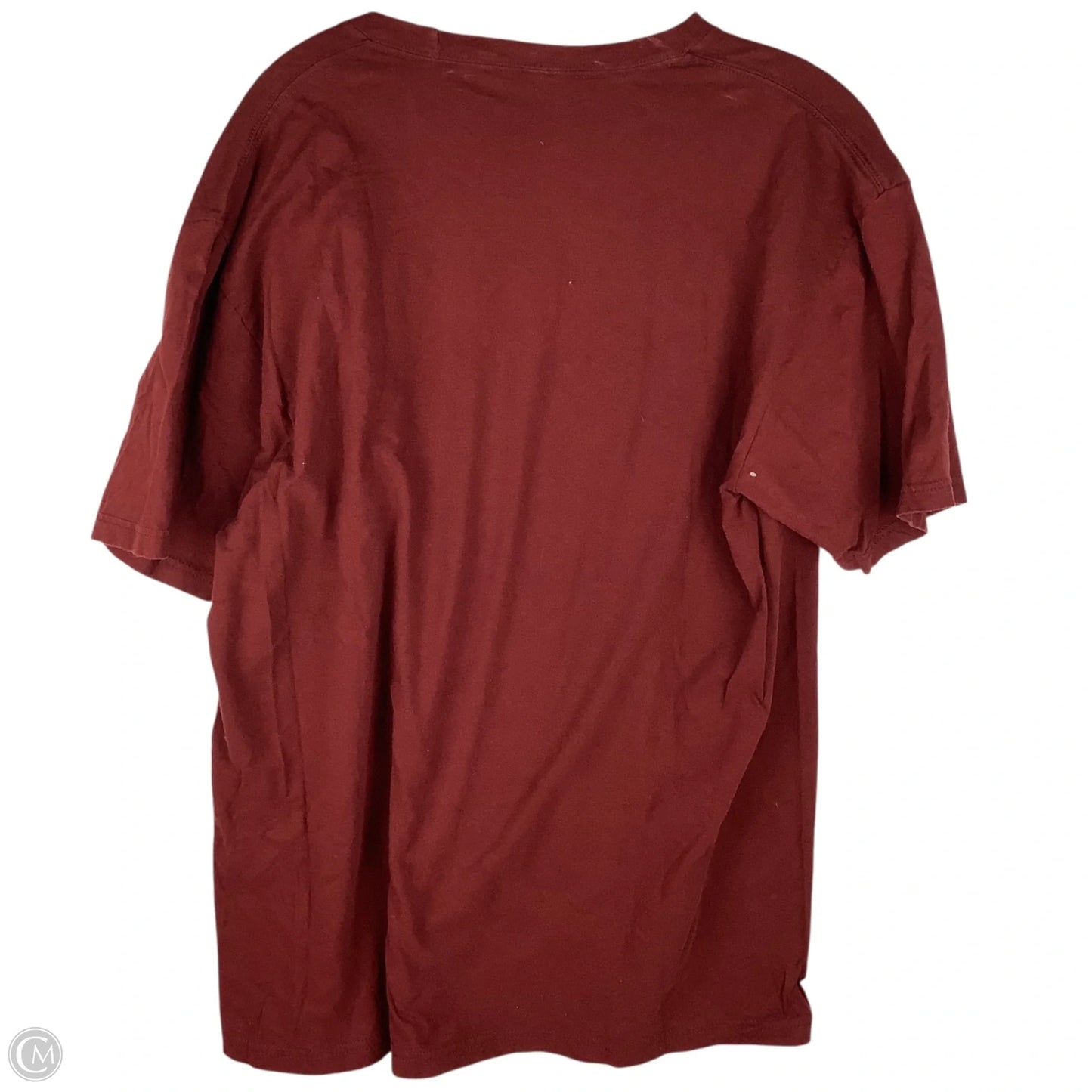 Top Short Sleeve Basic By Clothes Mentor In Brown, Size: Xl