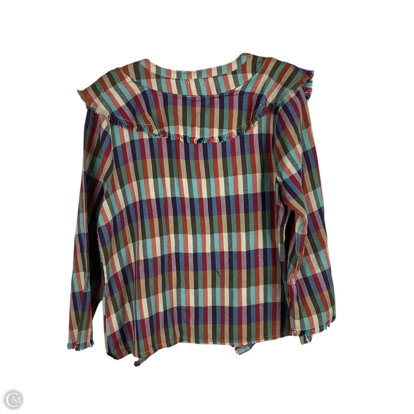 Top Long Sleeve By Clothes Mentor In Striped Pattern, Size: L