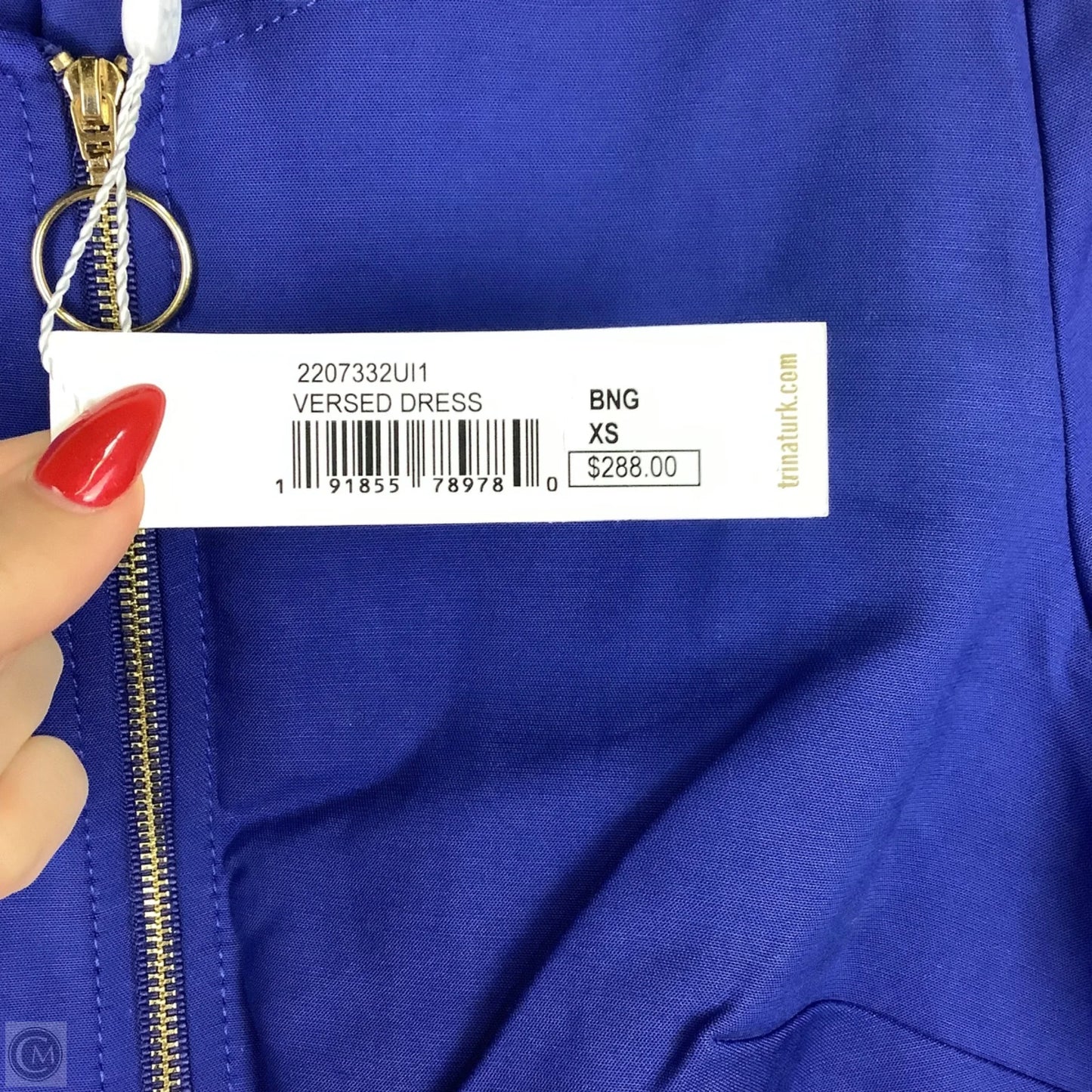 Dress Casual Midi By Trina Turk In Blue, Size: Xs