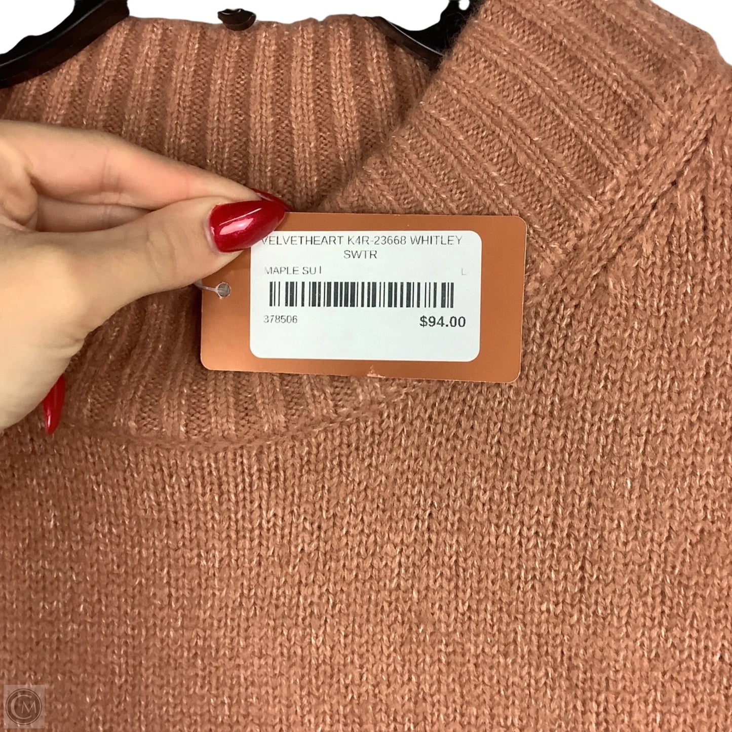 Sweater By Velvet Heart In Brown, Size: L