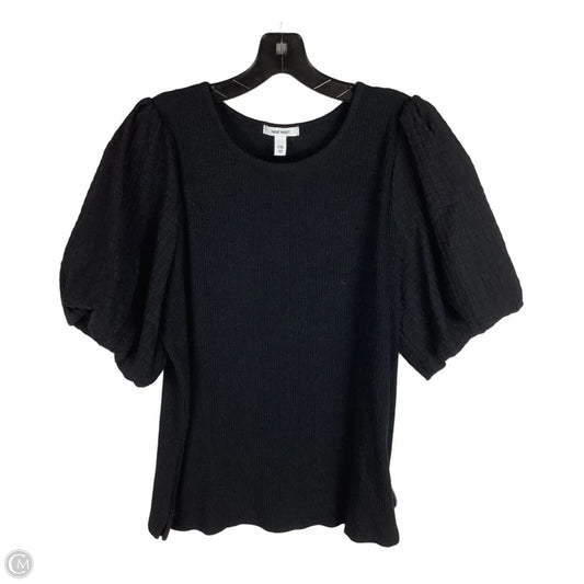 Top Short Sleeve By Nine West In Beige, Size: Xxl