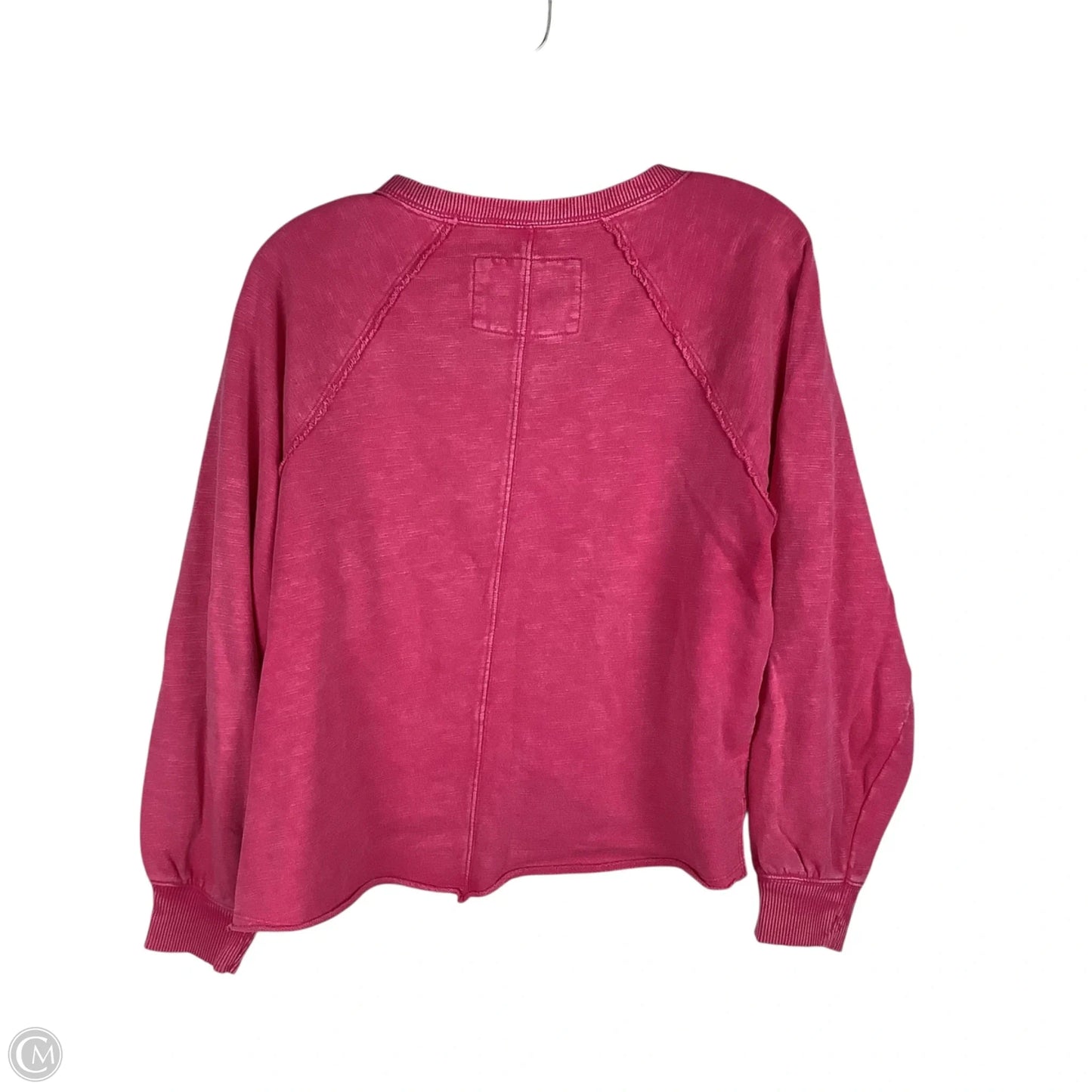Sweatshirt Collar By Pilcro In Pink, Size: Xs