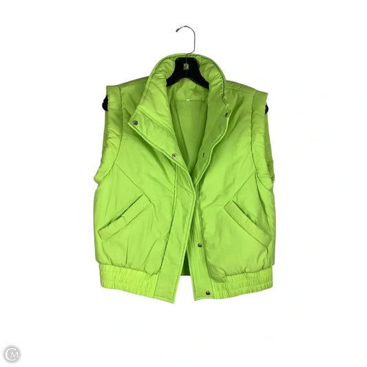 Vest Puffer & Quilted By Clothes Mentor In Green, Size: S