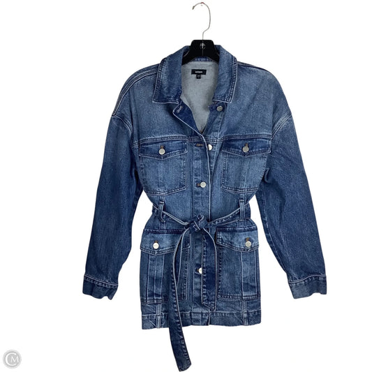 Jacket Denim By Express In Blue, Size: S