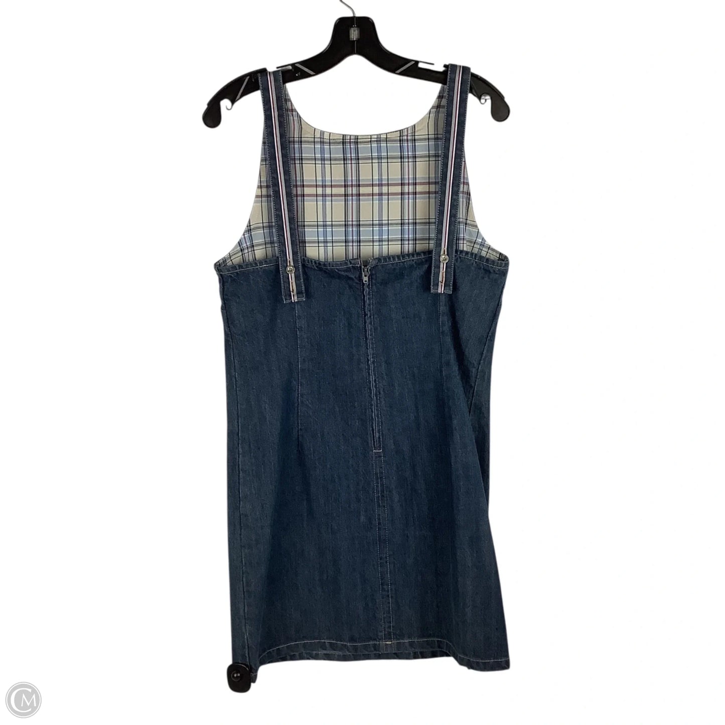 Dress Casual Midi By Tommy Hilfiger In Blue Denim, Size: 10
