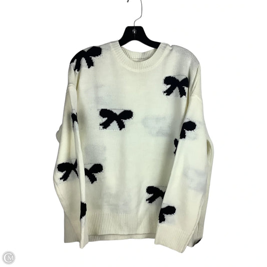 Sweater By Clothes Mentor In Cream, Size: Xxl
