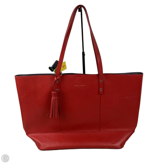 Handbag Leather By Cole-haan, Size: Large