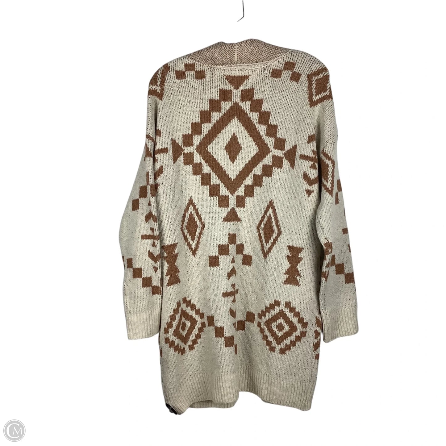 Sweater Cardigan By Cmc In Brown, Size: M