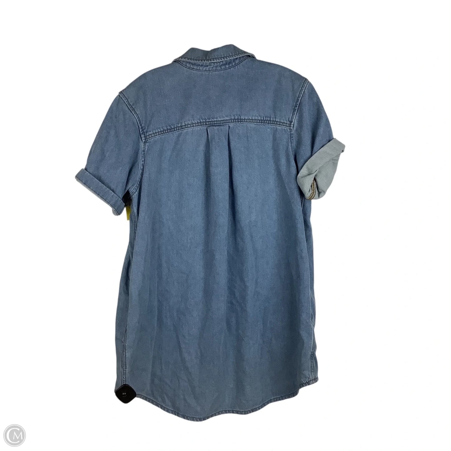 Dress Casual Midi By Universal Thread In Blue Denim, Size: M